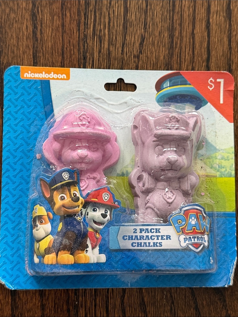 Nickelodeon PAW Patrol Pink Character Chalk 2-Pack Figurines